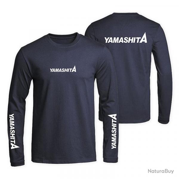 Tee shirt  manches longues YAMASHITA Dry long sleeve Navy XL