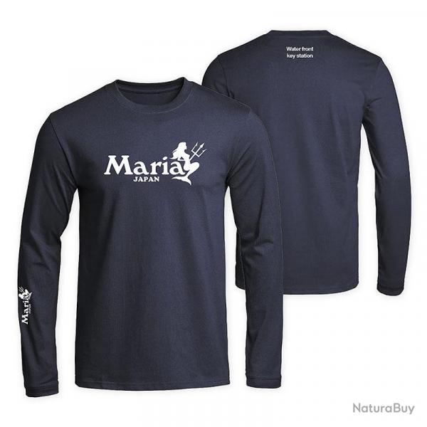 Tee shirt  manches longues MARIA Dry long sleeve Navy M