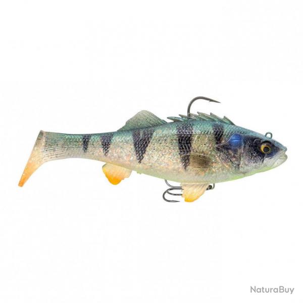 Leurre souple SAVAGE GEAR 3D Perch RTF FS 12.5cm Ghost silver