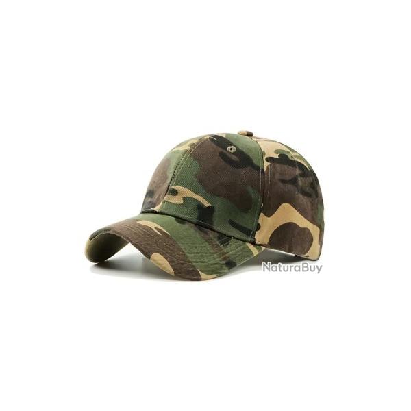 CASQUETTE CHASSE CAMOUFLAGE REGLABLE MIXTE HOMME FEMME