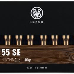 Munitions RWS 6.5x55 SE DK 9.1g 140gr x2 boites