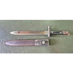 Baïonnette pour Mauser AFSA avec son fourreau