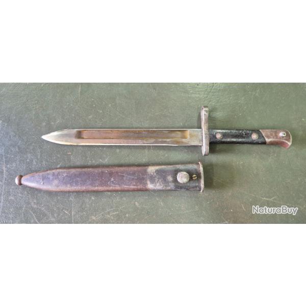 Baonnette pour Mauser AFSA avec son fourreau