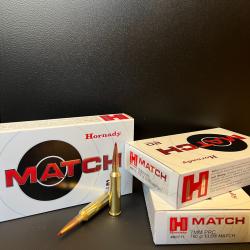 munitions Hornady 7mm PRC 180gr ELD MATCH, lot 3 boites