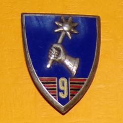 9° Régiment de Chasseurs d'Afrique, gantelet, 9 jaune mince, FABRICANT DRAGO PARIS ,  HOMOLOGATION