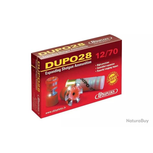 CARTOUCHE A BALLE DDUPLEKS DUPO 28 C/12/76
