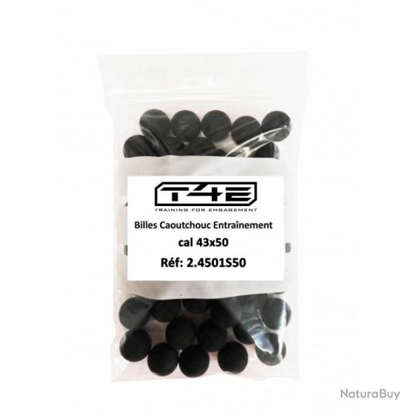 BILLES CAOUTCHOUC ENTRAINEMENT CAL 43 X50