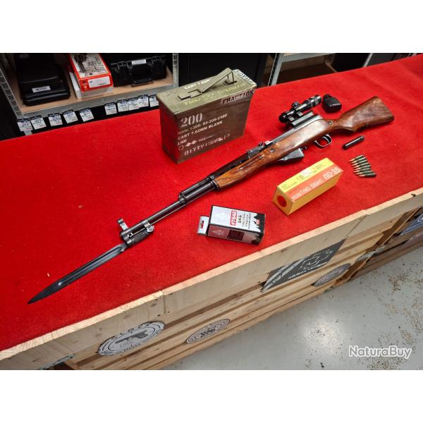 SKS SIMONOV CAL 7.62X39 / TRES BONS ETAT / LUNETTE / HOUSSE / ACCESSOIRES