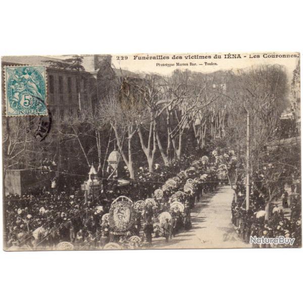 CPA- Marine Militaire - Funrailles des victimes du IENA - Les Couronnes N3235
