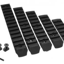 Set de 6 rails M-lok nylon noir | BO manufacture (0000 2233) - Airsoft