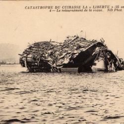 CPA- Marine Militaire -  CATASTROPHE DU CUIRASSE LIBERTE 1911 N°3232
