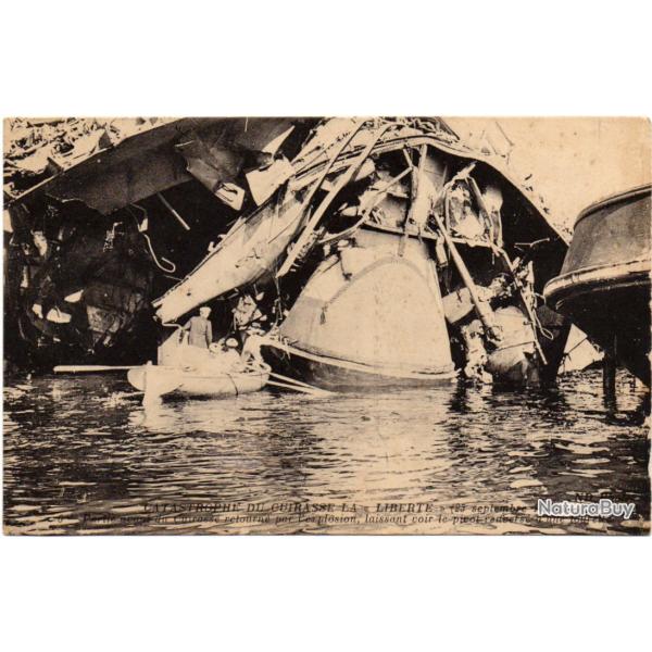 CPA- Marine Militaire -  CATASTROPHE DU CUIRASSE LIBERT 1911 N3234