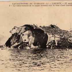 CPA- Marine Militaire -  CATASTROPHE DU CUIRASSE LIBERTÉ 1911 N°3233