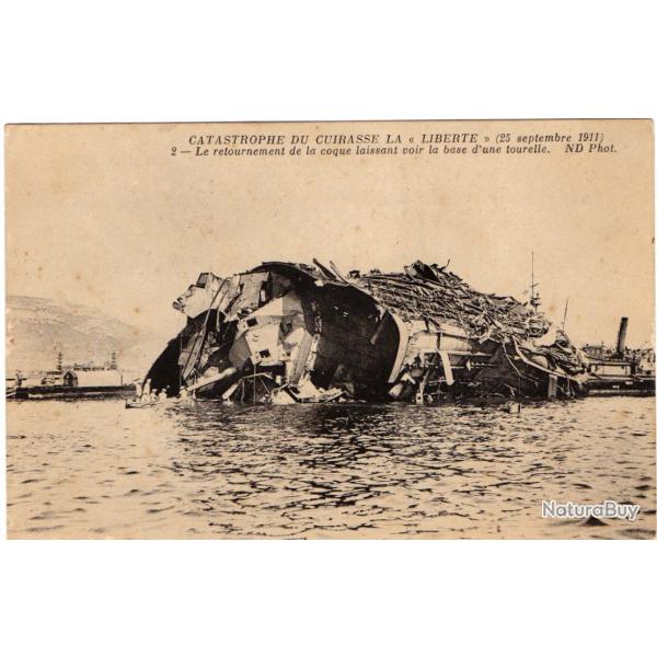 CPA- Marine Militaire -  CATASTROPHE DU CUIRASSE LIBERT 1911 N3233