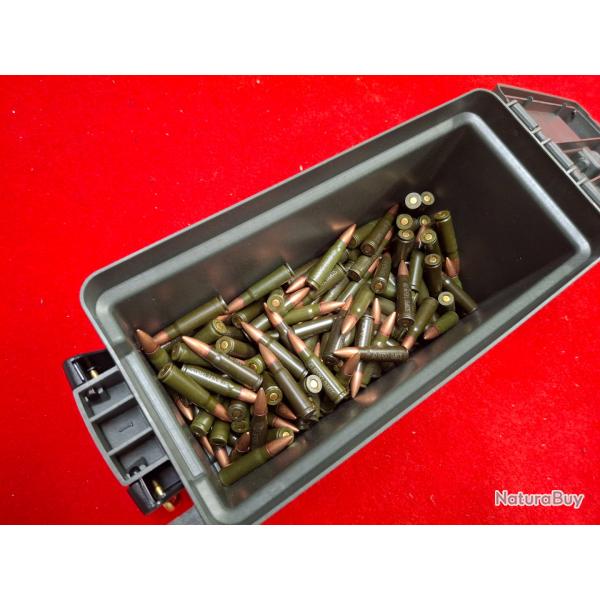 7.62X39 SCORPIO ( NON COROSIVE ) X180 + BOITE DE TRANSPORT
