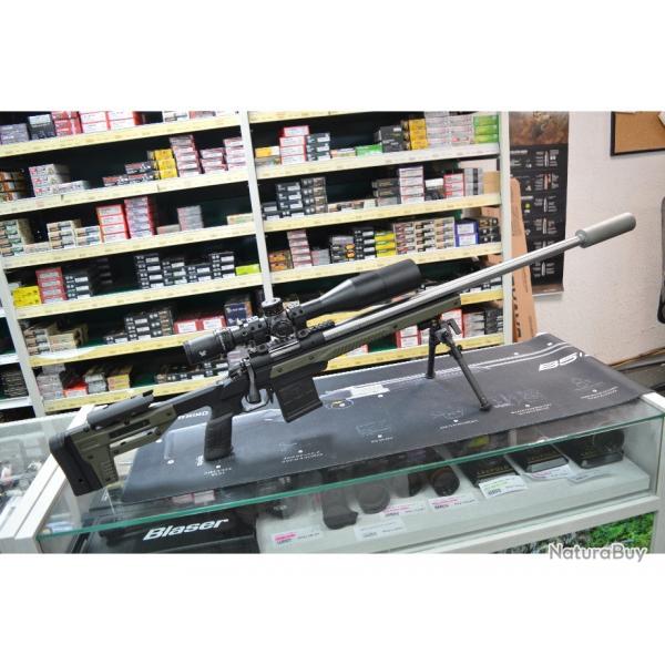 CARABINE DE TLD CUSTOM BASE BERGARA B14 CALIBRE 308 WIN, CHASSIS ORYX+LUNETTE+ MODERATEUR +BIPIED
