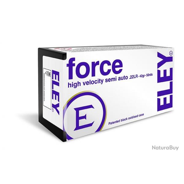 Cartouches Eley 22 lr Force bte de 500