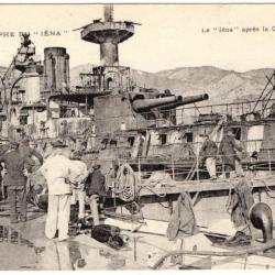 CPA - Marine Militaire -  Catastrophe du  " IENA " - le " IENA " Après la Catastrophe - N°3196