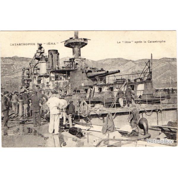 CPA - Marine Militaire -  Catastrophe du  " IENA " - le " IENA " Aprs la Catastrophe - N3196