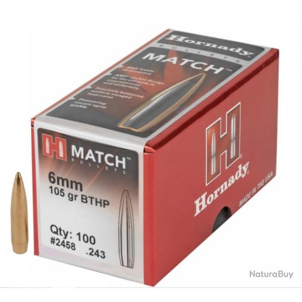 87 ogives Hornady match 6mm / .243 105Grs HP.BT