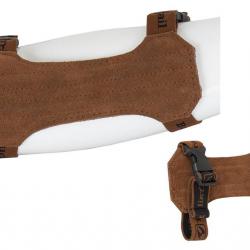 Protège-bras Traditionnel en Cuir Naturel 18 cm