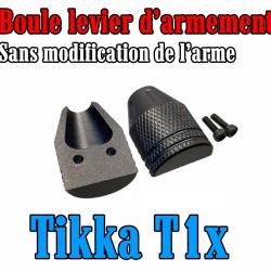 Boule levier d'armement pour Tikka T1x sans modification de l'arme