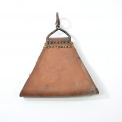Triangle passant de suspension cuir pour brelage Armée Française Algérie Indochine