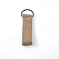 Passant de suspension cuir pour ceinturon / brelage Armée Française. Passant coulant D baudrier