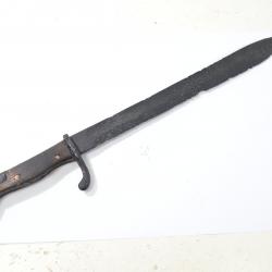 Baionnette Allemande WW1 Mauser G98 98-05. Pièce de terrain nettoyée, mauvais état