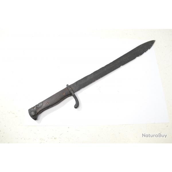 Baionnette Allemande WW1 Mauser G98 98-05. Pice de terrain / fouille nettoye, mauvais tat