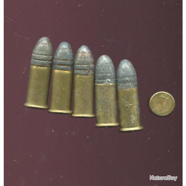 Lot de 6 cartouches .320 Revolver BullDog percussion centrale - 2
