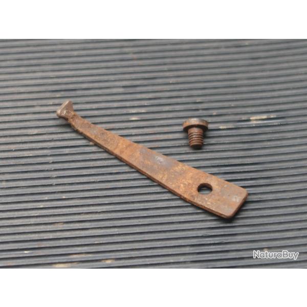 Ressort de levier d'ouverture et sa vis pour fusil Simplex Manufrance Ref @