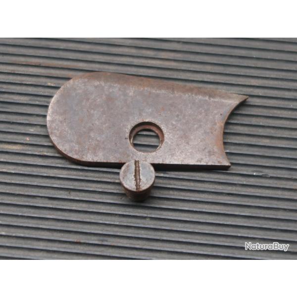 Plaque de recouvrement et sa vis pour fusil Simplex Manufrance Ref @