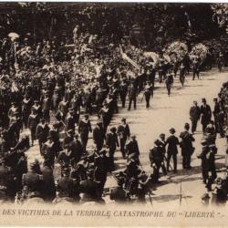CPA - Marine Militaire -Funérailles des Victimes de la Terrible Catastrophe du "Liberté" - N°3176