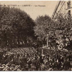 CPA - Marine Militaire -Funérailles des Victimes de la Terrible Catastrophe du "Liberté" - N°3208