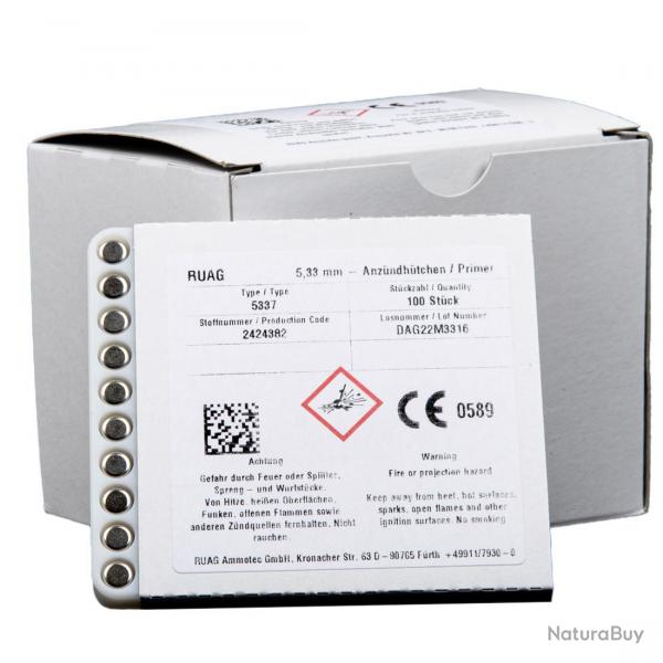 AMORCES RUAG RWS 5337 LARGE PISTOL X500