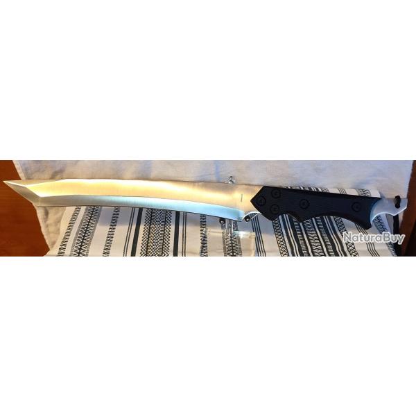 GRAND COUTEAU A LAME FIXE STYLE MACHETTE