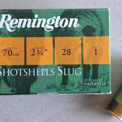 Remington Shotshells Slug 12x70 (x10)