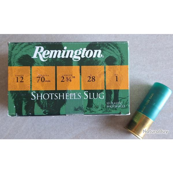 Remington Shotshells Slug 12x70 (x10)