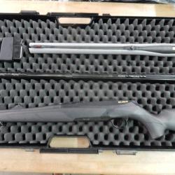 PACK CARABINE 2 CANONS MERKEL RX HELIX CAL30-06+7X64+CHARGEUR GRANDE CAPACITE TRES BON ETAT OCCASION