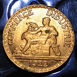 France pieces " bon pour 50 centimes" (chambre de commerce) 1922 sup