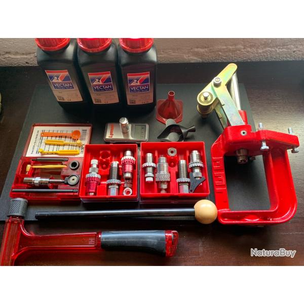 materiel rechargement Lee+ outils +fournitures