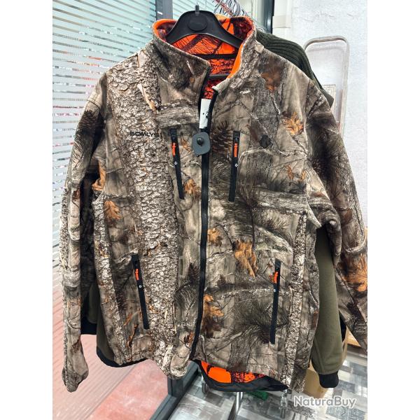 !! NEUF !! VESTE SOMLYS POLAIRE REVERSIBLE 2XL