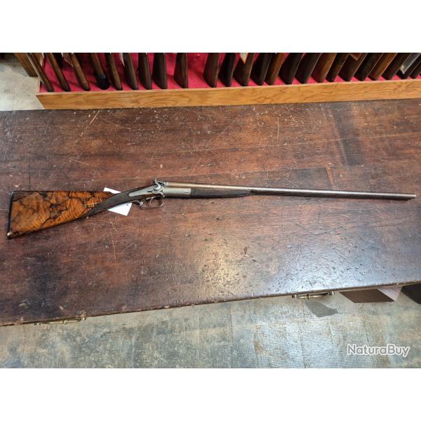 Fusil a platines anglais Blanch and Son cal 28/70 catgorie D