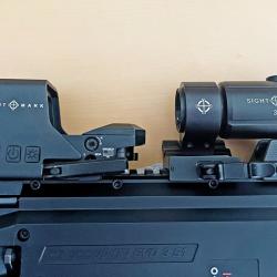 Ensemble Viseur point rouge SIGHTMARK Ultra Shot R-Spec Reflex  + loupe Sightmark T-3 Tactical