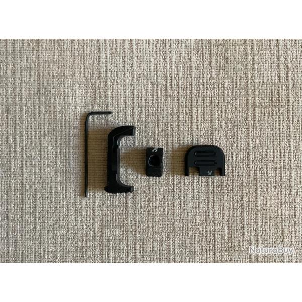Poussoir de chargeur et cover plate Glock