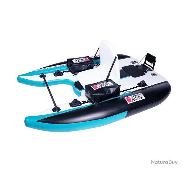 Float Tube Seven Bass Flatform XL Bleu / Blanc 17,8kg 245cm 170cm 350kg