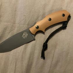 VEND COUTEAU DROIT BASTINELLI CRÉATION FIXED STONE WASHED.