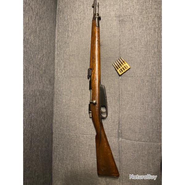 Carabine Carcano modle 1891 TS troupes spciales calibre 6.5 x 52 carcano cat D