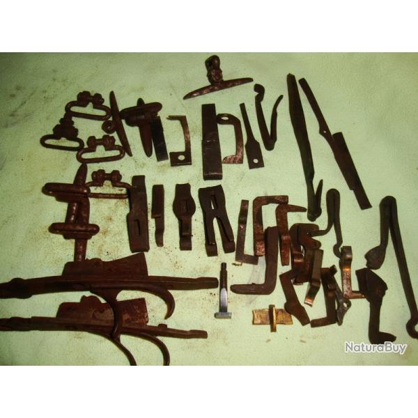 LOT DE PIECE POUR FUSIL DE CHASSE ANCIEN